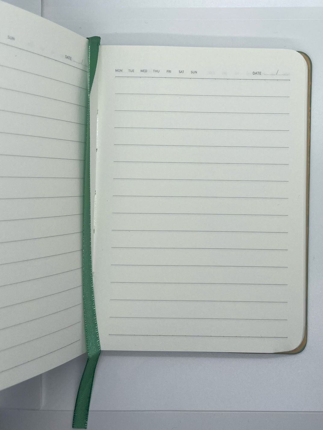 Mamoru Notizbuch in Pastell grün