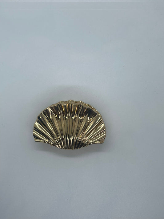 Sheru Muschel-Haarklammer klein in gold