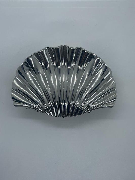 Sheru Muschel-Haarklammer klein in silber