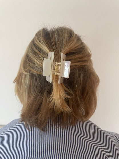 Haarklammer Harumi in Cotton Perl
